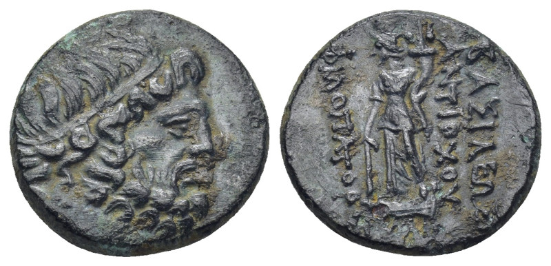 SELEUKID KINGS OF SYRIA. Antiochos IX Cyzicenus, 114-95 BC. Ae (17mm, 3.8 g), st...