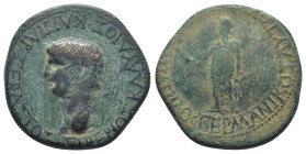 Lycia. Koinon Of Lycia. Claudius AD 41-54. Bronze Æ (23mm, 8.0 g) ΤΙΒΕΡΙΟΣ ΚΛΑΥΔΙΟΣ ΚΑΙΣΑΡ ΣΕΒΑΣΤΟΣ; bare head of Claudius, left./ ΓΕΡΜΑΝΙΚΟΣ ΑΥΤΟΚΡΑΤ...