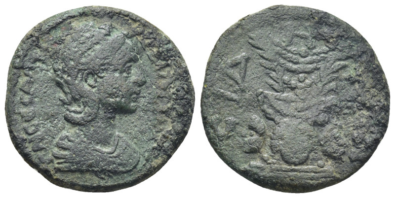 Pamphylia. Side. Orbiana AD 225. Bronze Æ (24m, 7.8 g) ΓΝ ϹΕ ϹΑΛ ΒΑ ΟΡΒΙΑΝΗ ϹΕ; ...