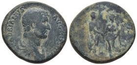 Hadrian (117-138), Sestertius, Rome, AD 134-138, AE (32mm, 27.8 g), HADRIANVS - AVG COS III P P, laureate and draped bust r., Rv. FORTVNAE REDVCI, Had...
