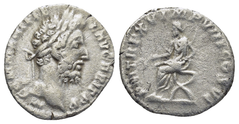 Commodus AR Denarius. (17mm, 2.1g) Rome, AD 190. M COMM ANT P FEL AVG BRIT P P, ...