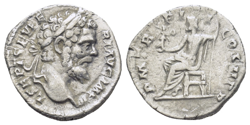 SEPTIMIUS SEVERUS.(193-211).Rome.Denarius. (19mm, 3.0 g) Obv : L SEPT SEV PE-RT ...