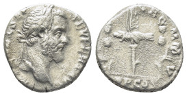 Septimius Severus (193-211 AD). AR Denarius (15mm, 2.91 g), Rome. Obv. IMP CAE L SEP SEV PERT AVG, laureate head right. Rev. LEX XXX VLP TR P COS, leg...