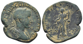 Gordian III (238-244), Sestertius, Rome, AD 240; AE (31mm, 15.0 g); IMP CAES M ANT GORDIANVS AVG, laureate, draped and cuirassed bust r., Rv. AEQVITAS...