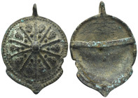 Bronze applique part. (55mm, 17.7 g)