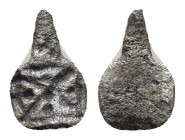 Silver amulet. (8mm, 0.16 g)