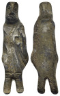 Silver male figurine. (33mm, 4.92 g)