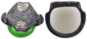 Silver ring with engraved (16mm, 12.1 g)