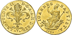 Firenze. Leopoldo II di Lorena, 1824-1859 

Zecchino 1829, AV 3,48 g. Pagani 103. MIR 445/3. Friedberg 345. Raro. Fdc