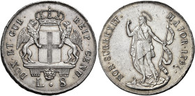 Genova. Dogi biennali e Governatori della Repubblica, 1528-1797. Serie della III fase: 1637-1797 

Da 8 lire 1797, AR 32,95 g. Lunardi 364. MIR 309/...