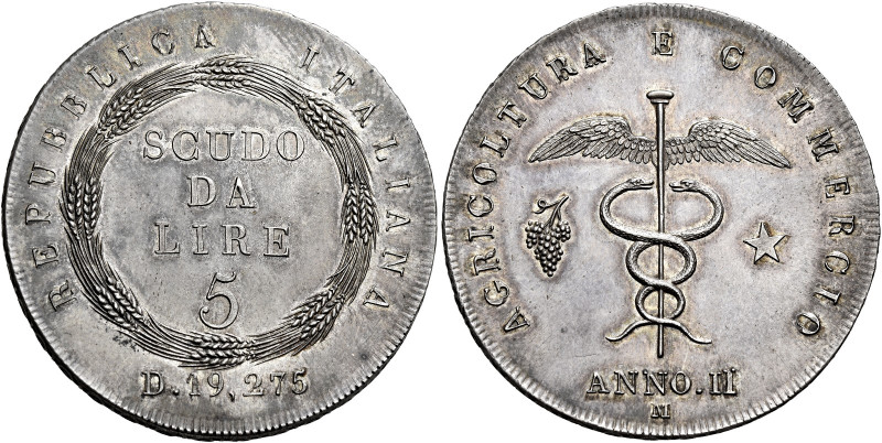 Milano. Repubblica Italiana. Bonaparte Presidente, 1802-1805 

Progetto da 5 l...