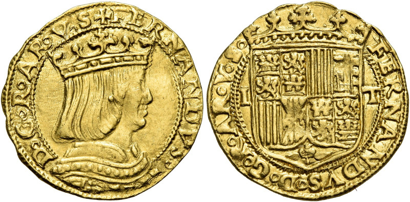 Napoli. Ferdinando il Cattolico, 1504-1516 

Ducato, AV 3,42 g. FERNANDVS – D ...