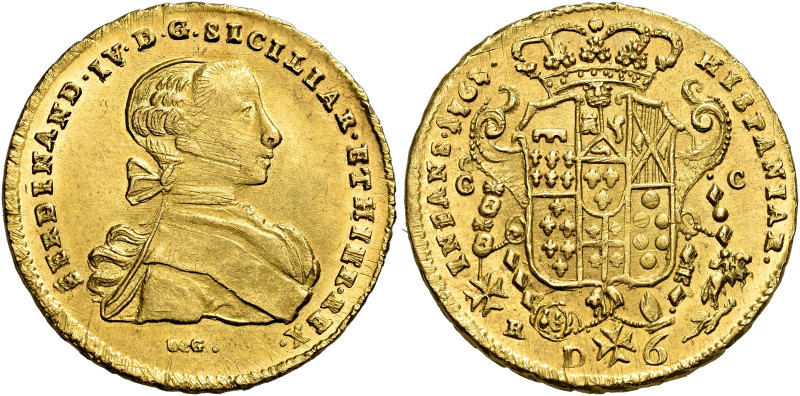 Napoli. Ferdinando IV di Borbone, 1759-1816. I periodo: 1759-1799 

Da 6 ducat...