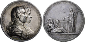 Napoli. Ferdinando IV di Borbone, 1759-1816. I periodo: 1759-1799 

Medaglia 1790, AR 43,77 g. Ø 47,6 mm. Coniata a Vienna. Opus: Johann Nepomuk Wir...