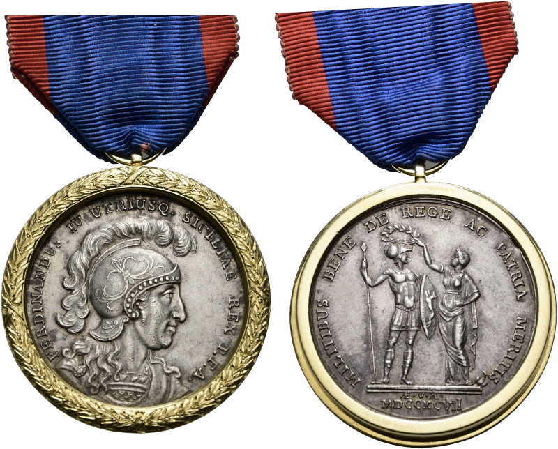 Napoli. Ferdinando IV di Borbone, 1759-1816. I periodo: 1759-1799 

Medaglia 1...