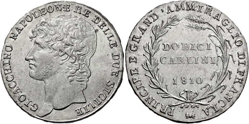 Napoli. Gioacchino Murat, 1808-1815 

Da 12 carlini 1810, AR 27,53 g. Pagani 4...