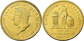 Napoli. Ferdinando I di Borbone, 1816-1825 

Da 30 ducati 1818, AV 37,84 g. Pagani 78. Pannuti Riccio 1. MIR 457. Friedberg 855. Rara. Segnetti nei ...