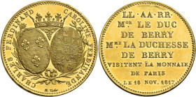 Napoli. Francesco I di Borbone, 1825-1830 

Carlo Ferdinando d’Artois e Maria Carolina Ferdinanda di Borbone, duchi di Berry. Medaglia monetiforme (...
