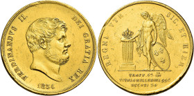 Napoli. Ferdinando II di Borbone, 1830-1859 

Da 30 ducati 1854, AV 37,84 g. Pagani 144. Pannuti-Riccio 14. MIR 488. Friedberg 866. Molto rara. Fond...