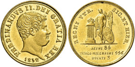 Napoli. Ferdinando II di Borbone, 1830-1859 

Da 3 ducati 1832, AV 3,77 g. Pagani 174. Pannuti-Riccio 40. MIR 495. Friedberg 869. Rarissima. Miglior...