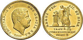Napoli. Ferdinando II di Borbone, 1830-1859 

Da 3 ducati 1850, AV 3,78 g. Pagani 183. Pannuti-Riccio 49. MIR 498. Friedberg 869. Rara. Bordo legger...