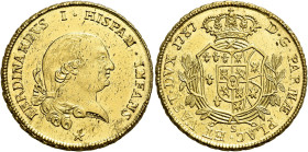 Parma. Ferdinando I Borbone, 1765-1802 

Da 4 doppie 1787, AV 28,49 g. FERDINANDVS I HISPAN INFANS Testa a d.; nel taglio del collo, SILI (Giuseppe ...