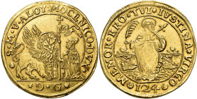 Venezia. Alvise IV Mocenigo, 1763-1778 

Ducatone da 14 scudi, AV 46,91 g. Coniazione del Troubetzkoy eseguita nel sec. XIX. S M V ALOY MOCENI D Leo...