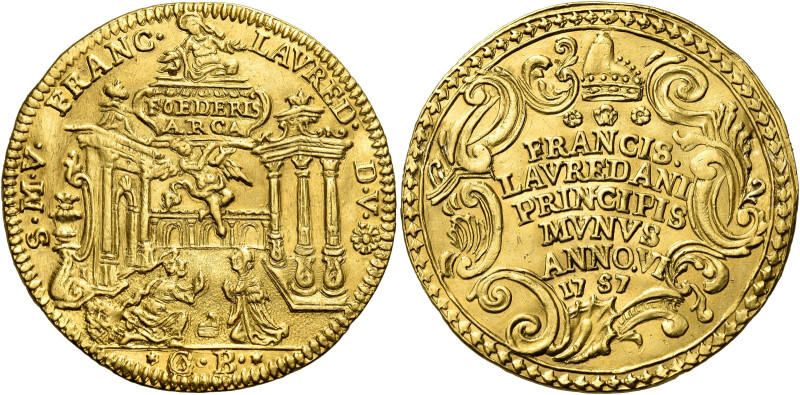 Venezia. Francesco Loredan, 1752-1762

Osella da 4 zecchini anno VI/1757, AV 1...