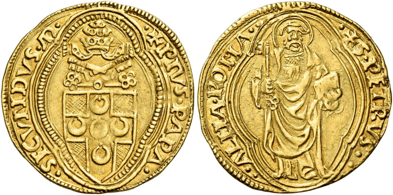 Pio II (Enea Silvio Piccolomini), 19 agosto 1458 – 14 agosto 1464. 

Ducato pa...