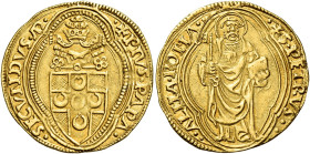 Pio II (Enea Silvio Piccolomini), 19 agosto 1458 – 14 agosto 1464. 

Ducato papale, AV 3,50 g. ·+ PIVS PAPA· – ·SECVNDVS·An· (segno di Andrea Nicola...