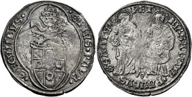 Pio II (Enea Silvio Piccolomini), 19 agosto 1458 – 14 agosto 1464. 

Grosso, AR 3,58 g. rosetta PIVS PAPA – SECVNDVS Stemma sormontato da triregno e...