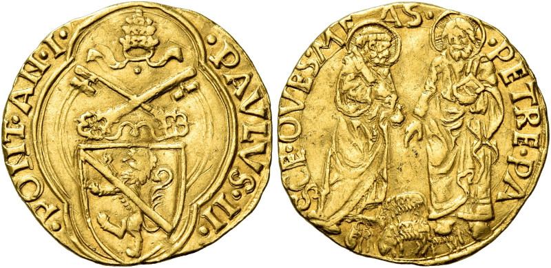 Paolo II (Pietro Barbo), 30 agosto 1464 – 26 luglio 1471. 

Ducato papale anno...