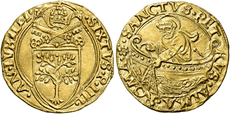 Sisto IV (Francesco della Rovere), 9 agosto 1471 – 12 agosto 1484. 

Fiorino d...