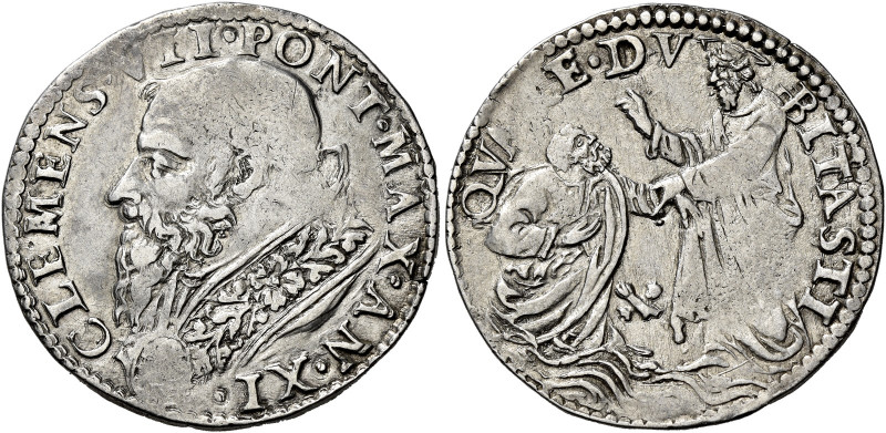 Clemente VII (Giulio de’Medici), 19 novembre 1523 – 23 settembre 1534. 

Doppi...