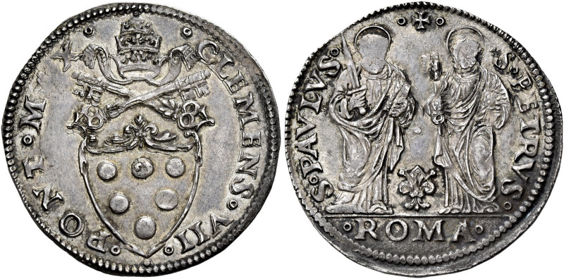 Clemente VII (Giulio de’Medici), 19 novembre 1523 – 23 settembre 1534. 

Giuli...