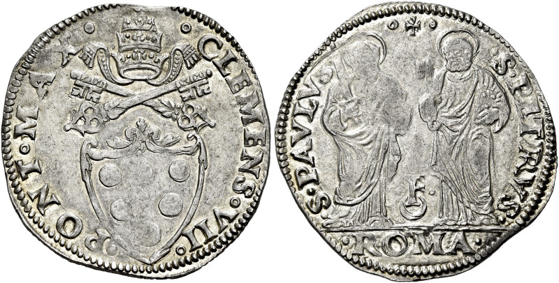 Clemente VII (Giulio de’Medici), 19 novembre 1523 – 23 settembre 1534. 

Giuli...