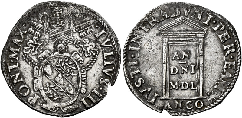Giulio III (Giovanni Maria Ciocchi del Monte), 7 febbraio 1550 – 23 marzo 1555. ...
