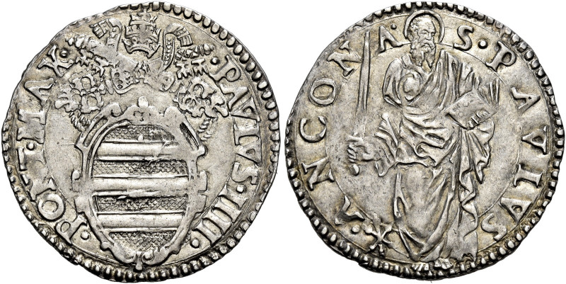 Paolo IV (Gian Pietro Carafa), 23 maggio 1555 – 18 agosto 1559. Ancona 

Giuli...