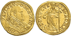 Paolo V (Camillo Borghese), 16 maggio 1605 – 28 gennaio 1621. 

Scudo anno XIII/1617, AV 3,33 g. PAVLVS V PO M A XIII Busto con piviale a fiorami a ...