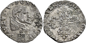 Paolo V (Camillo Borghese), 16 maggio 1605 – 28 gennaio 1621. Avignone 

Mezzo franco 1609, AR 6,98 g. PAVLVS V PONT MAX 1609 Busto a d. con piviale...