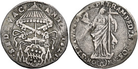 Sede Vacante (Camerlengo card. Pietro Aldobrandini), 28 gennaio – 9 febbraio 1621. 

Giulio 1621, AR 2,93 g. SEDE VAC – ANTE 1621 Stemma del camerle...