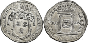 Urbano VIII (Maffeo Barberini), 6 agosto 1623 – 29 luglio 1644. 

Testone del Giubileo 1625 anno II, AR 9,58 g. VRBANVS VIII – PON MAX A II Stemma s...