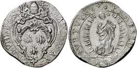 Urbano VIII (Maffeo Barberini), 6 agosto 1623 – 29 luglio 1644. 

Testone anno XX/1642, AR 9,53 g. VRB VIII PON – MAX AN XX Stemma sormontato da tri...