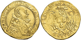 Urbano VIII (Maffeo Barberini), 6 agosto 1623 – 29 luglio 1644. Avignone 

Quadrupla 1640, AV 13,14 g. VRBANVS VIII PONT MAX 1640 – segno di zecchie...