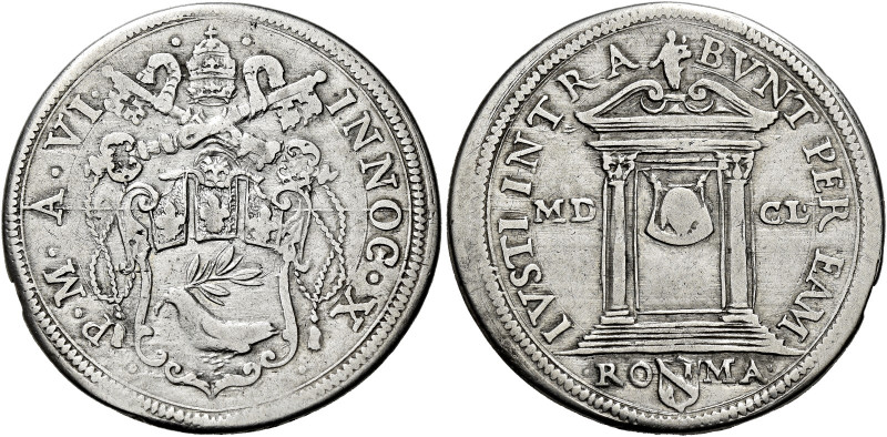 Innocenzo X (Giovanni Battista Pamphilj), 15 settembre 1644 – 7 gennaio 1655. 
...