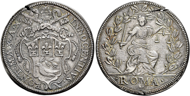 Innocenzo X (Giovanni Battista Pamphilj), 15 settembre 1644 – 7 gennaio 1655. 
...