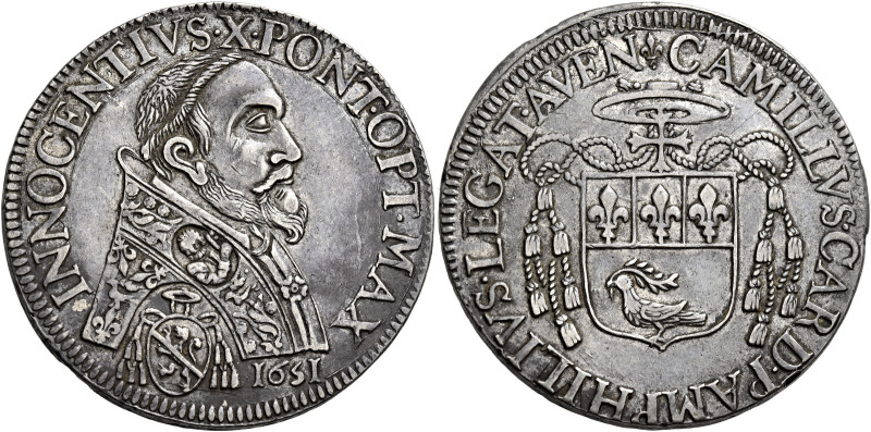 Innocenzo X (Giovanni Battista Pamphilj), 15 settembre 1644 – 7 gennaio 1655. Av...
