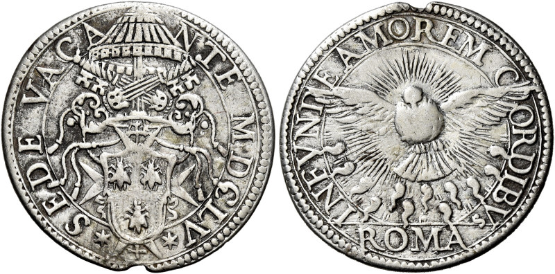 Sede Vacante (Camerlengo card. Antonio Barberini), 7 gennaio – 7 aprile 1655. 
...