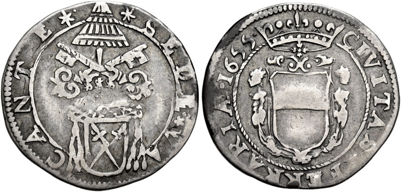 Sede Vacante (Camerlengo card. Antonio Barberini), 7 gennaio – 7 aprile 1655. Fe...