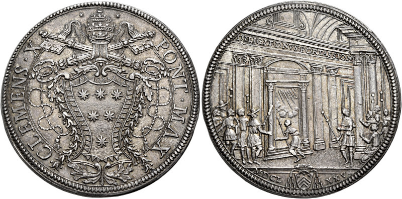 Clemente X (Emilio Altieri), 29 aprile 1670 – 22 luglio 1676. 

Piastra del Gi...